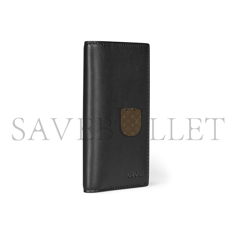 Gvc*1 gg emblem bi-fold embossed card case 818953 (15*12cm)